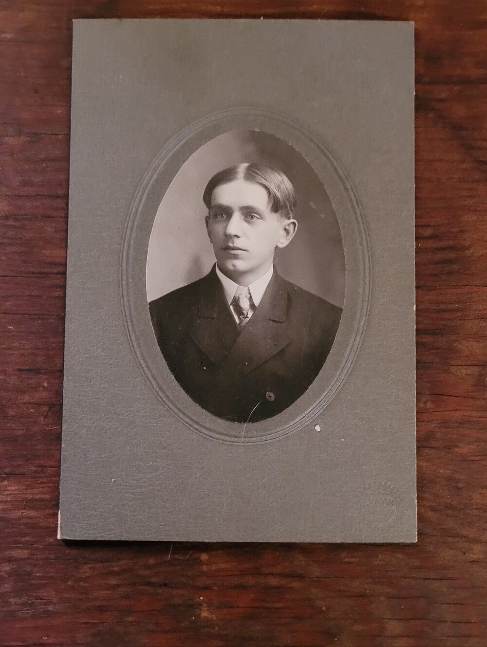 Young Man Victorian Photograph